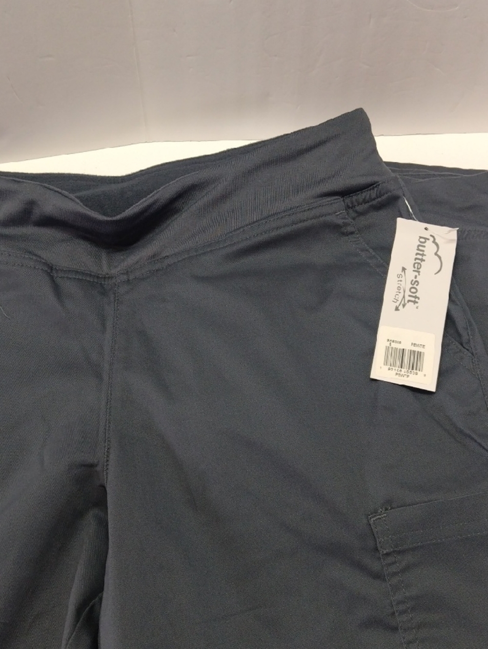 Uniform Advantage Butter-Soft Straight Leg Pants in Pewter Gray